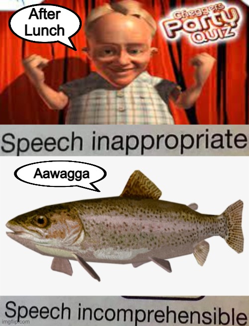 After Lunch; Aawagga | made w/ Imgflip meme maker
