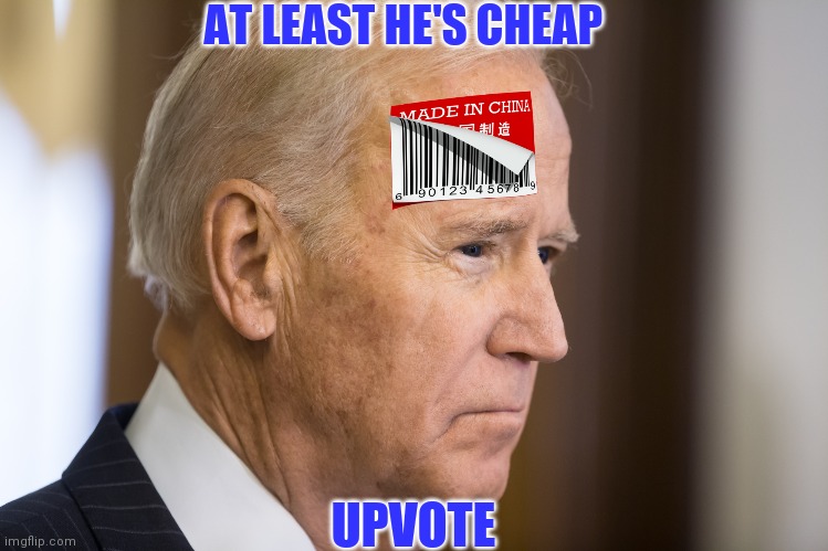 AT LEAST HE'S CHEAP UPVOTE | made w/ Imgflip meme maker