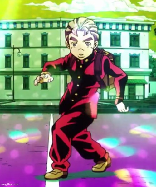 Koichi pose HD | image tagged in koichi pose hd | made w/ Imgflip meme maker