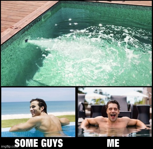 image tagged in pool,men,swimming,water jet,masturbation,lgbtq | made w/ Imgflip meme maker