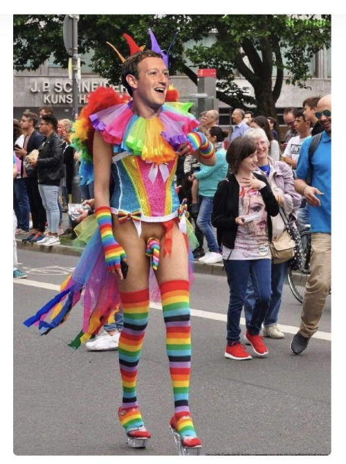 Mark Needledick: I always knew he was a flaming faggot. | image tagged in zuck the cuck,needledick,faggot,drag queen,zuckercuck,zuckerberg | made w/ Imgflip meme maker