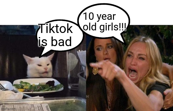 Tiktok is bad 10 year old girls!!! | made w/ Imgflip meme maker