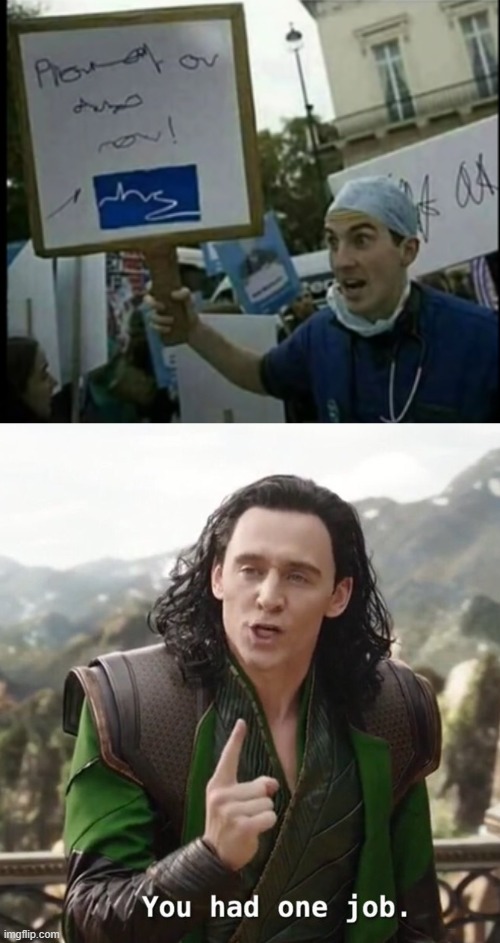 How Doctors strikes should be like : | image tagged in you had one job just the one | made w/ Imgflip meme maker