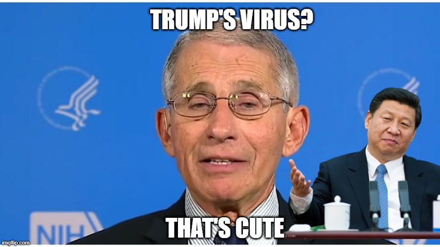 TRUMP'S VIRUS? THAT'S CUTE | made w/ Imgflip meme maker