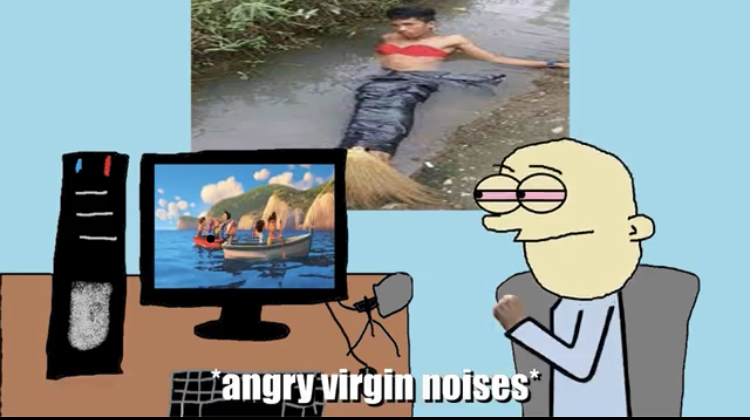 Angry virgin noises Blank Meme Template