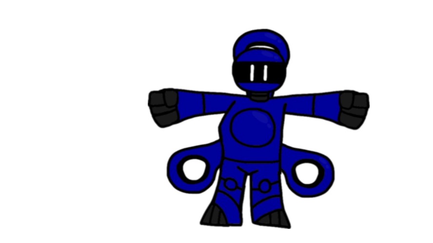 Sorta T-Pose Fidget Man. | made w/ Imgflip meme maker