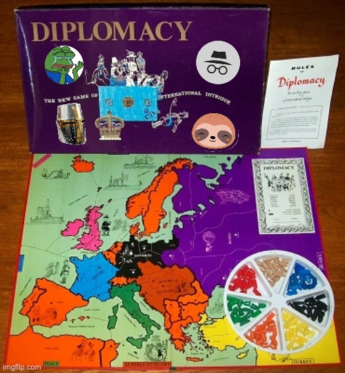 diplomacy game | image tagged in diplomacy game | made w/ Imgflip meme maker