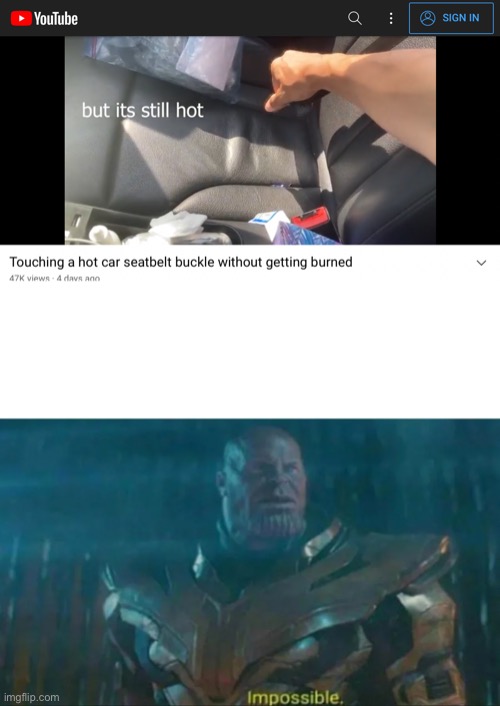How | image tagged in thanos impossible | made w/ Imgflip meme maker