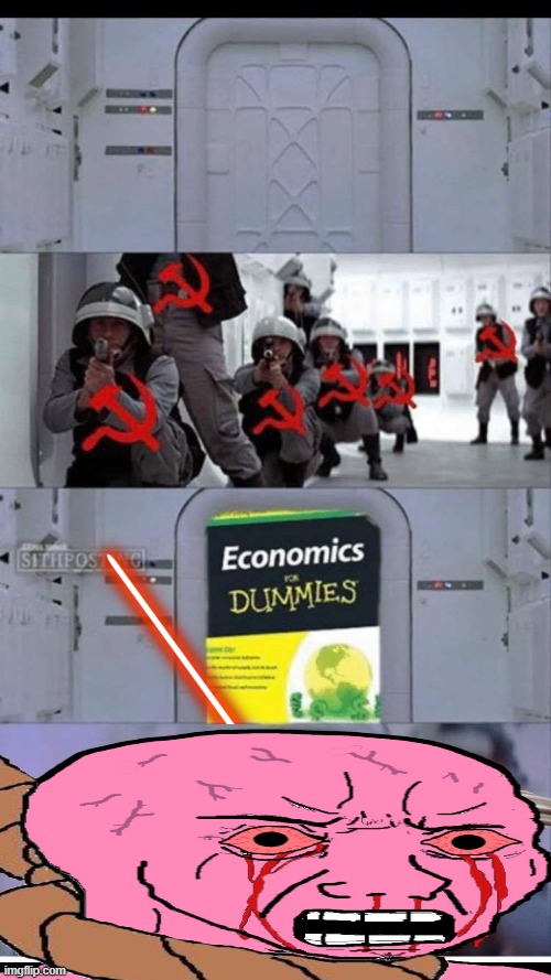 >We just have to redistribute the wealth bro trust me bro erybdy gon' get free schit | image tagged in communism | made w/ Imgflip meme maker