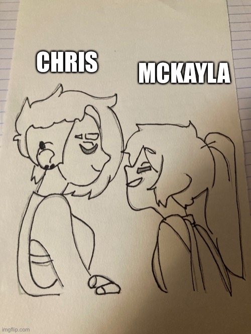 My lesbian ocs | MCKAYLA; CHRIS | made w/ Imgflip meme maker