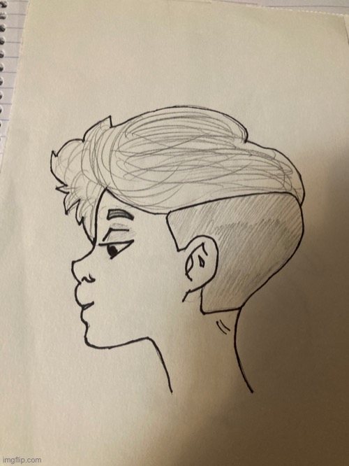 Idk anymore so here’s a side profile of Isaac | made w/ Imgflip meme maker