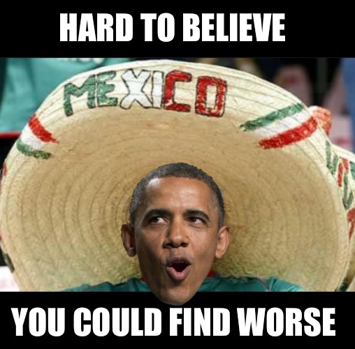Obama Word of the Day | HARD TO BELIEVE YOU COULD FIND WORSE | image tagged in obama word of the day | made w/ Imgflip meme maker