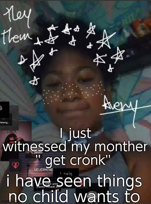 . - . | I just witnessed my monther '' get cronk''; i have seen things no child wants to | image tagged in russian_owl temp with meh face | made w/ Imgflip meme maker