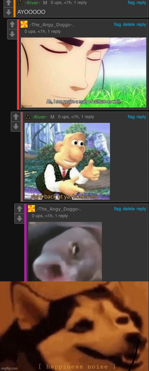 I dunno am bored | image tagged in happiness noise | made w/ Imgflip meme maker