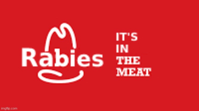 this took 30 minutes to make | image tagged in rabies,arbys,meat | made w/ Imgflip meme maker