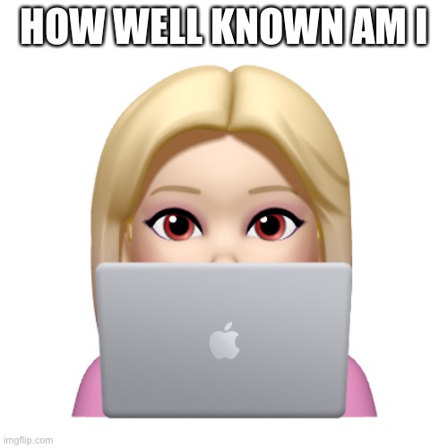 Peach is looking | HOW WELL KNOWN AM I | image tagged in peach is looking | made w/ Imgflip meme maker