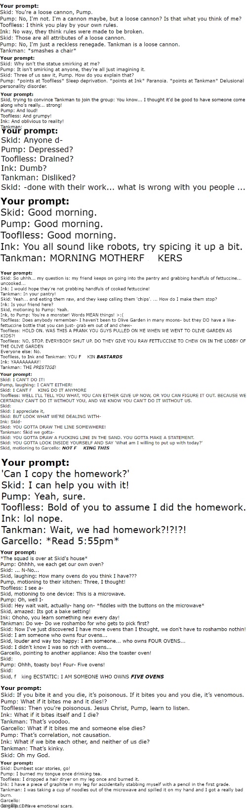 Random FNF quotes(my OC is there because I'm planning to make a mod with him) | made w/ Imgflip meme maker