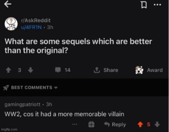 made w/ Imgflip meme maker