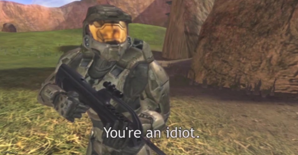 youre an idiot | image tagged in youre an idiot | made w/ Imgflip meme maker