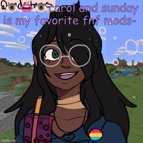 and skid and p u m p | 👁️👄👁️carol and sunday is my favorite fnf mods- | image tagged in this thing lul | made w/ Imgflip meme maker