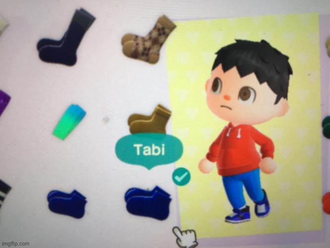 Wait tabi in animal crossing | made w/ Imgflip meme maker