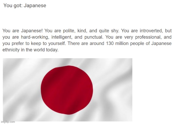 I'm half Japanese | made w/ Imgflip meme maker