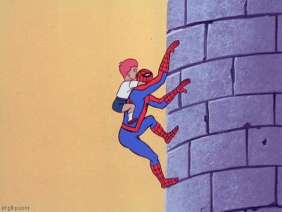 spiderman wall | image tagged in spiderman wall | made w/ Imgflip meme maker