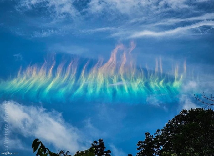 Rainbow Fire 2 | image tagged in rainbow,fire,beautiful nature,awesome | made w/ Imgflip meme maker