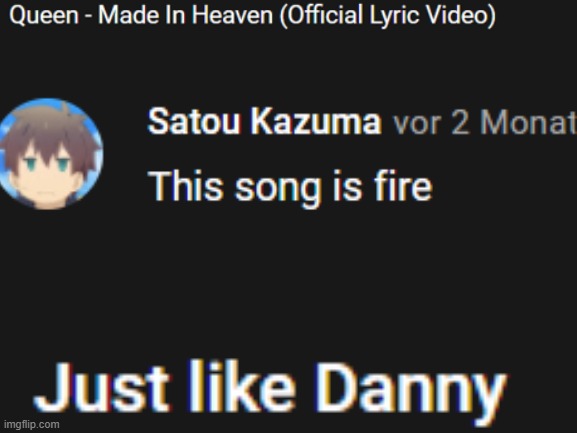 cursed danny | image tagged in cursed,jojo | made w/ Imgflip meme maker