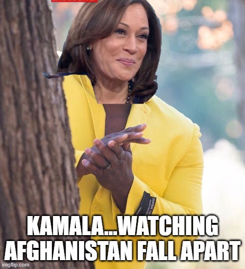 Get ready for the change.  It took longer than I thought but ya know it's coming. | KAMALA...WATCHING AFGHANISTAN FALL APART | image tagged in kamala harris,25th amendment | made w/ Imgflip meme maker