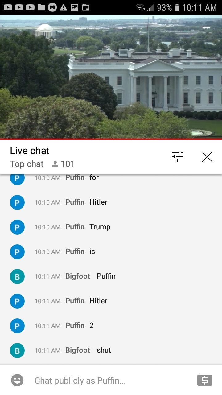 High Quality EarthTV WH chat 7-14-21 #109 Blank Meme Template