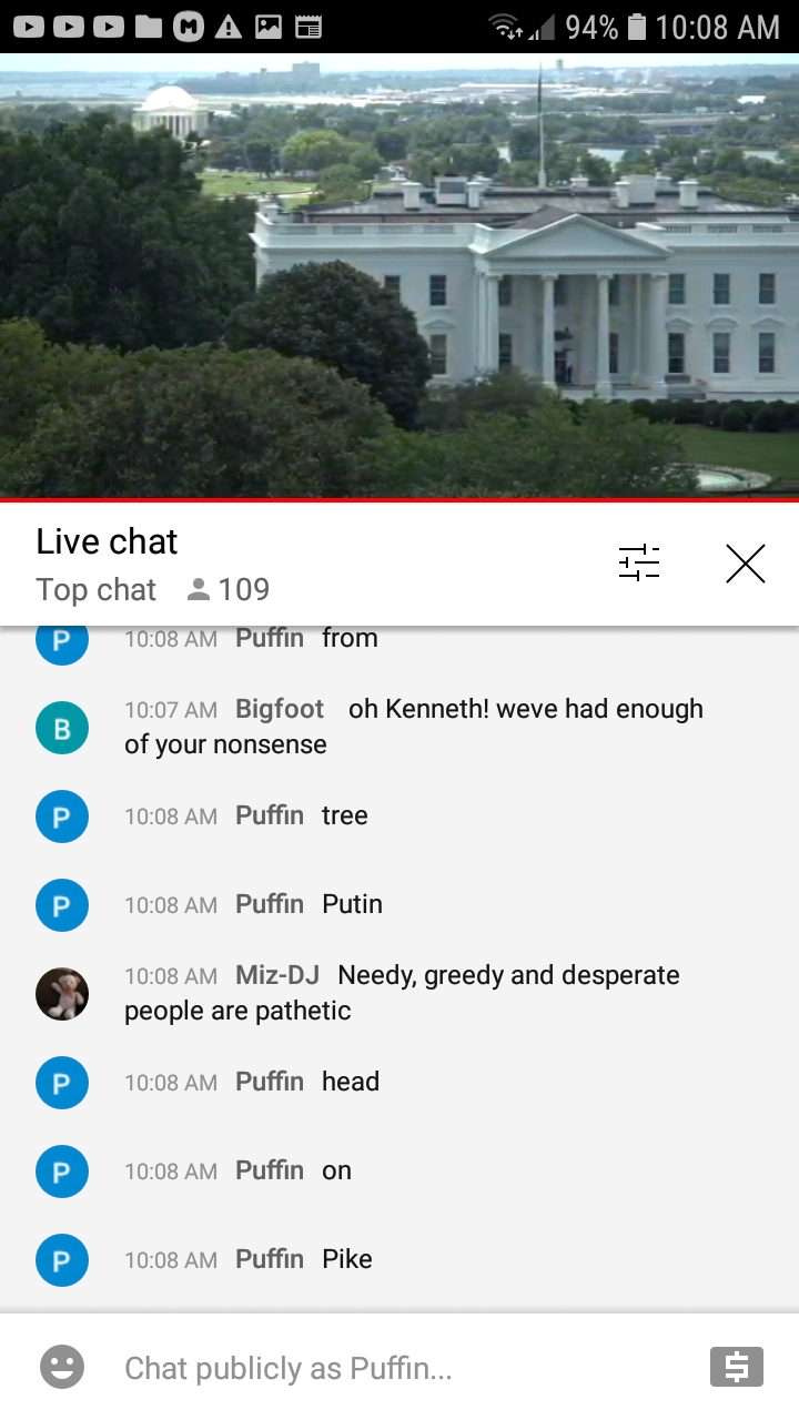 High Quality EarthTV WH chat 7-14-21 #113 Blank Meme Template