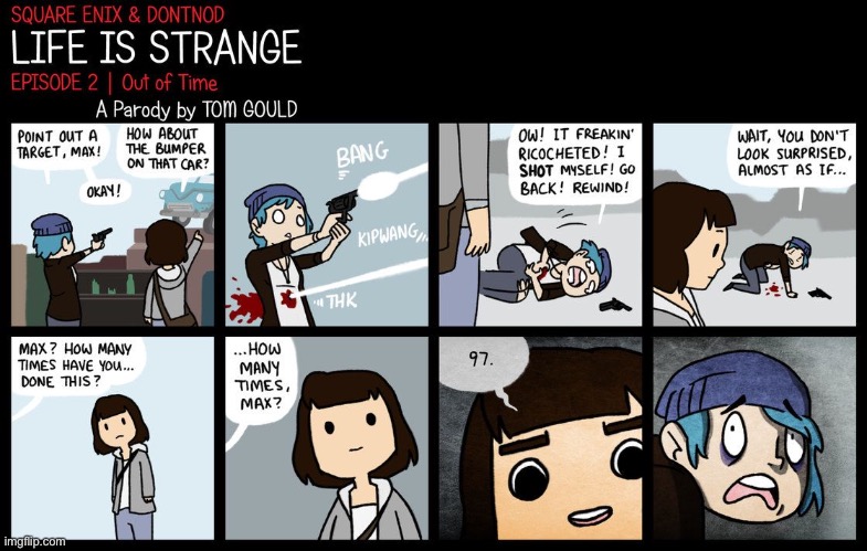 Life is strange in a nutshell- | made w/ Imgflip meme maker