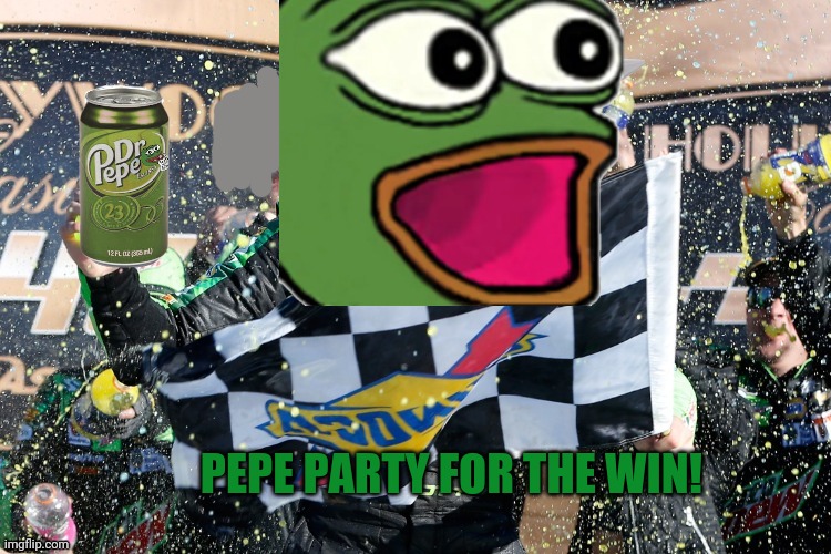Silver Wins! | PEPE PARTY FOR THE WIN! | image tagged in silver wins | made w/ Imgflip meme maker