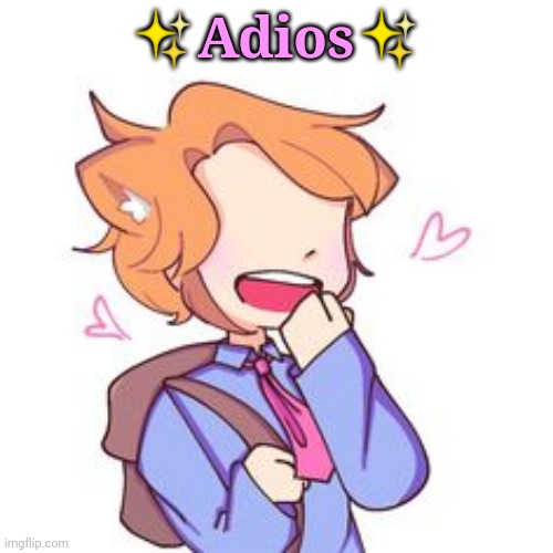 Cat Pai | ✨Adios✨ | image tagged in cat pai | made w/ Imgflip meme maker