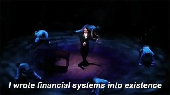 High Quality Hamilton I wrote financial systems Blank Meme Template