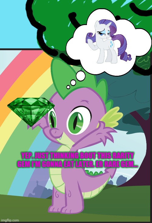 the pie that made spike eats rarity