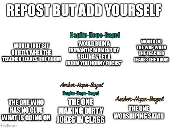 Amber-Hope-Bagel; Amber-Hope-Bagel | made w/ Imgflip meme maker