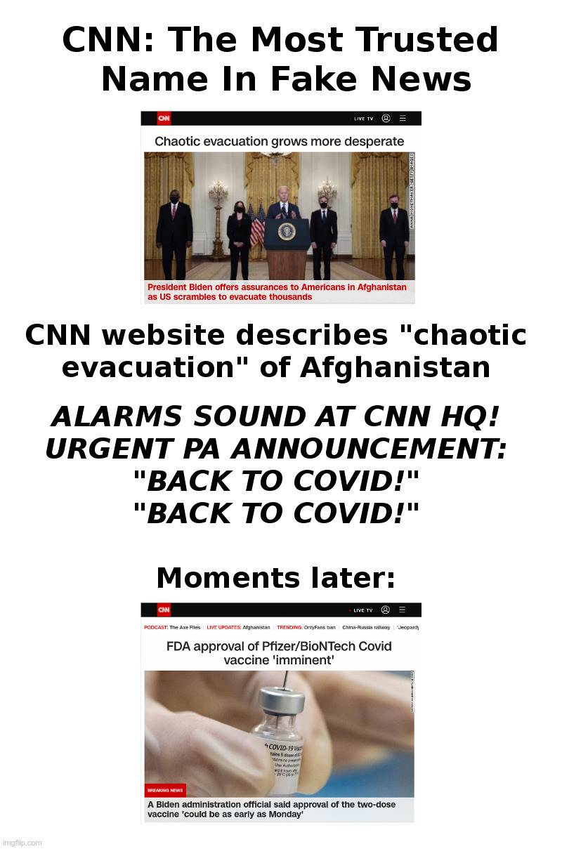 CNN: The Most Trusted Name In Fake News | image tagged in cnn,cnn fake news,cnn sucks,joe biden | made w/ Imgflip meme maker