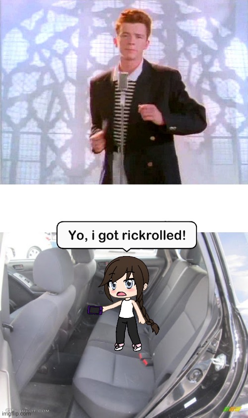 I got rickrolled in the car today. (IT'S REAL!) | image tagged in rickrolled,car,rickroll,radio,rick astley,rickrolling | made w/ Imgflip meme maker