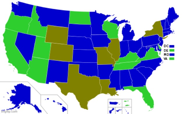 Blue = 16, brown = 17, green = 18 | made w/ Imgflip meme maker