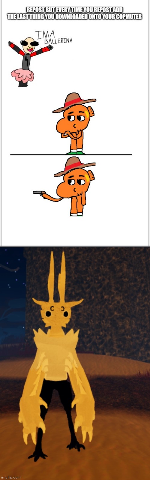 :) | image tagged in eteled but bad lmao | made w/ Imgflip meme maker