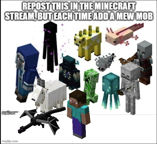Repost Minecraft Blank Meme Template