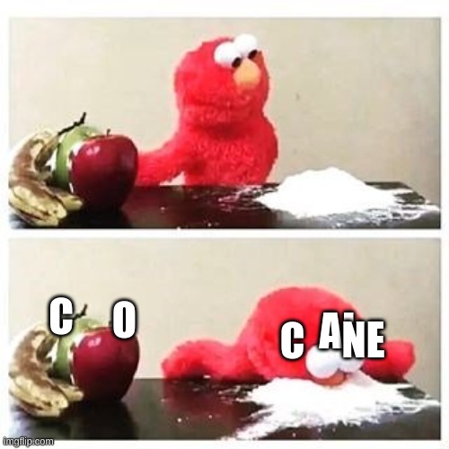 elmo cocaine | C C O AI NE | image tagged in elmo cocaine | made w/ Imgflip meme maker