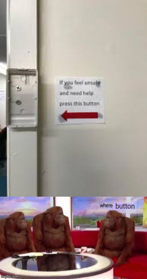 button | image tagged in where banana blank | made w/ Imgflip meme maker