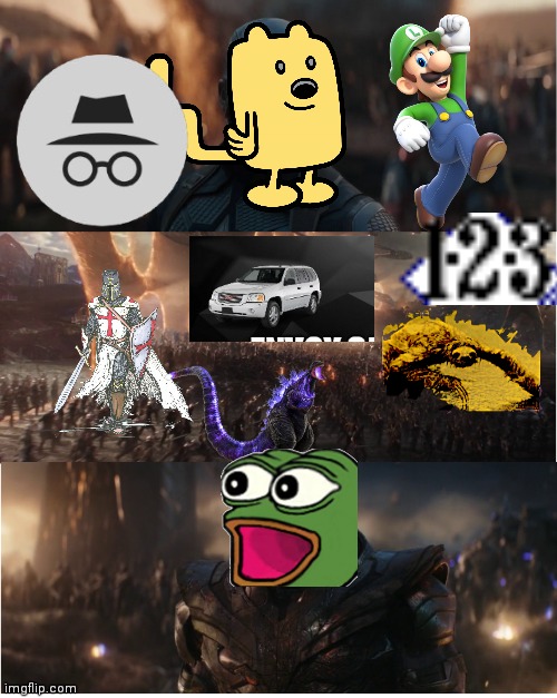 The stream rn. United against one enemy.. pepe | image tagged in avengers assemble | made w/ Imgflip meme maker