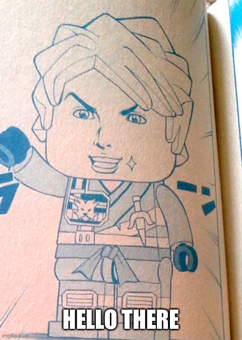 Jojo Lloyd | HELLO THERE | image tagged in jojo lloyd | made w/ Imgflip meme maker