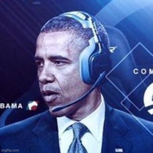 Obama gaming | image tagged in obama | made w/ Imgflip meme maker