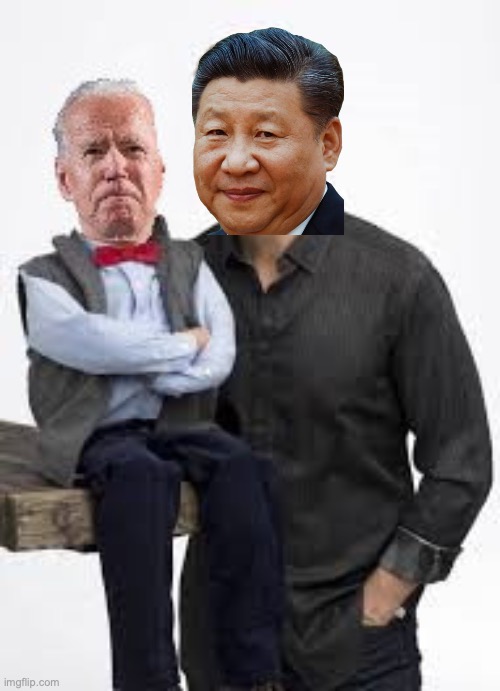 Joe Biden and Jeff Dunham | image tagged in joe biden and jeff dunham | made w/ Imgflip meme maker
