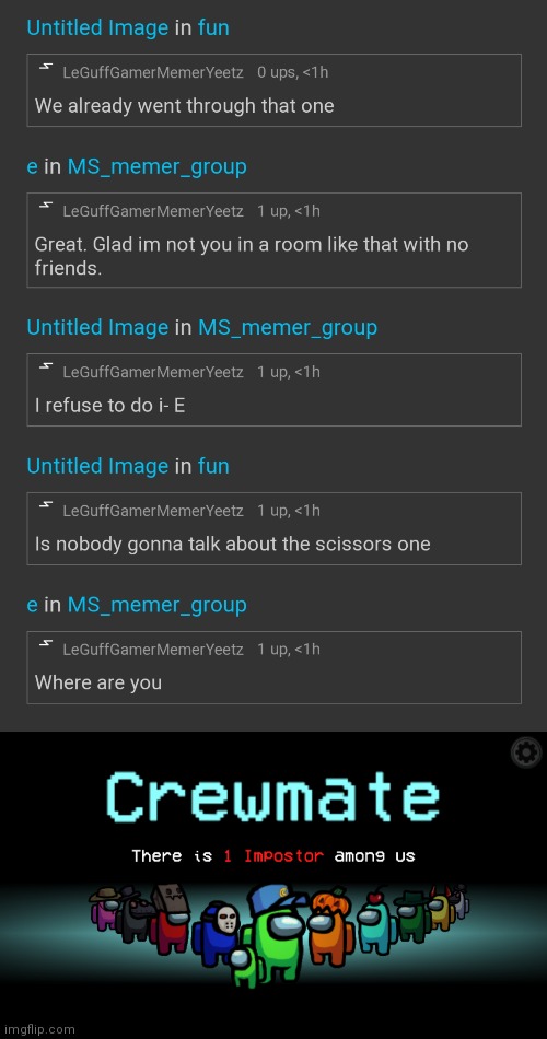 Who can spot it | image tagged in among us crewmate | made w/ Imgflip meme maker